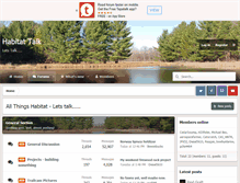 Tablet Screenshot of habitat-talk.com